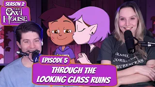 A KISS!? | The Owl House Season 2 Couple Reaction | Ep 5 "Through the Looking Glass Ruins”