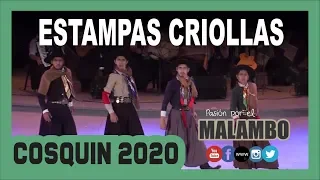 Pre Cosquin 2020 ESTAMPAS CRIOLLAS Conjunto de Malambo