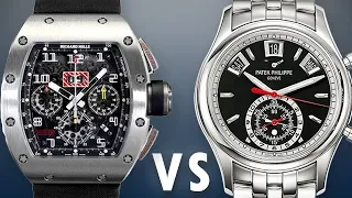 RICHARD MILLE vs PATEK PHILIPPE: RM011 Felipe Massa vs 5960/1A-010 Annual Calendar Chronograph