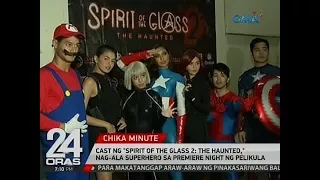 Cast ng "Spirit Of The Glass 2: The Haunted," nag-ala superhero sa premiere night ng pelikula