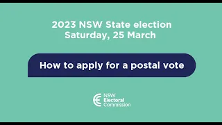 How to apply for a postal vote