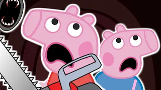 A Peppa Pig Horror Story | Mummy Pig Goes Mad PART 8 - Siren Head Meets Peppa