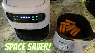 CRUX - 3-qt Digital Air Fryer Kit w TurboCrisp Review and How To Use | Air Fryer Frozen Fish Sticks