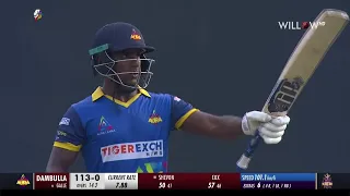 Shevon Daniel 80 runs vs Galle Gladiators| 15th Match - Dambulla Aura vs Galle Gladiators