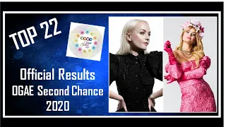 TOP 22 | Official Results | OGAE Second Chance Eurovision 2020 | National Final Preselections