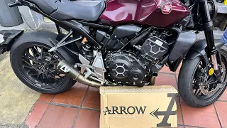 Honda CB1000R || Headers Arrow🔥🏁🔊