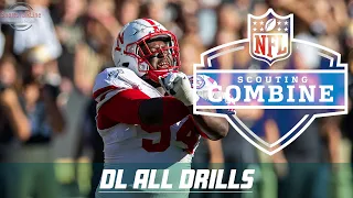 DL All Drills Both Groups | NFL Combine 2020