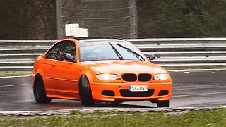 Slippery when wet - Drift Action Nordschleife Nürburgring Touristenfahrten 20.11.2016