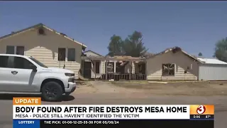 Questions remains after body found following Mesa house fire