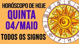 HORÓSCOPO DE HOJE // QUINTA DIA 04/05/2023 - Todos os Signos