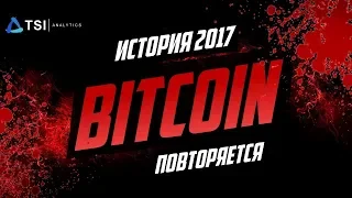 Обвал Bitcoin(BTC): История 2017 года повторяется