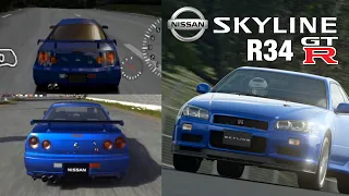 Nissan Skyline GT-R (R34) in Racing Games