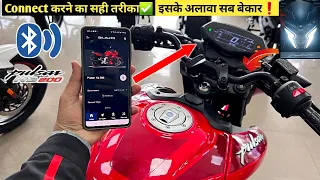 How To Connect 2024 Bajaj Pulsar NS 200 & N160 With Bluetooth Using Mobile A To Z Details In Hindi ✅