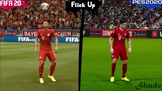 Fifa 2020 VS PES 2020 Skill Moves