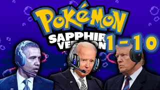 Presidents Pokemon Sapphire Randomizer Nuzlocke | 1 - 10