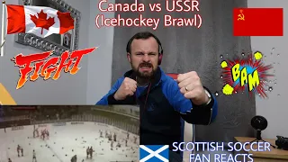 SCOTTISH Soccer Fan Reacts to Canada vs USSR (Icehockey Brawl)