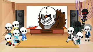 Canon Sans AUS React to VHS Sans vs Sans AUS part 4 [Warning! There is a typo]