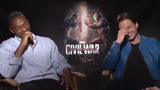 Anthony Mackie & Sebastian Stan being a chaotic duo for 14 minutes straight