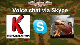 2v2v2v2 with Kikematamitos (Skype Talking) - Red Alert 2 Yuri's Revenge - Ред Алерт 2 Месть Юрия