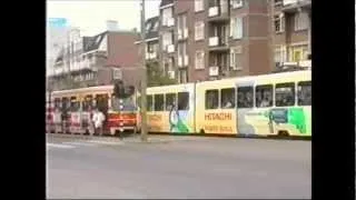 Trams in Den Haag in the 1990s.wmv