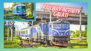 Activitate Feroviara in Gara Galati / Railway Activity in Galati Station | Trenuri