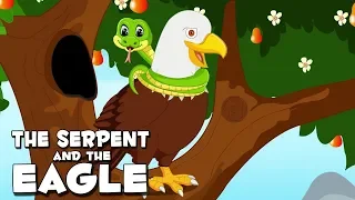 English Stories For Kids | The Serpent And The Eagle | Children Story In English By Aanon Animation