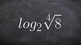 Evaluating Log With a Radical Logarithm