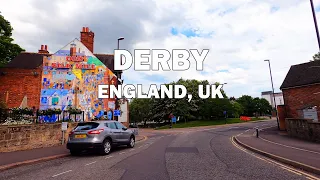 Derby, England, United Kingdom - Driving Tour 4K