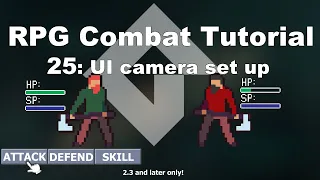 [GMS2] Make a Turn-based RPG Combat System in GameMaker Studio 2 (p.25 UI set up)| FunBox