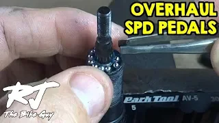 Shimano SPD Pedal Overhaul - Clean/Lube/Install New Bearings