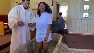 Abigail and Bethany Baptism