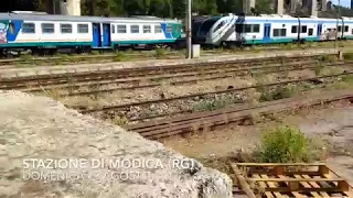 La desolata linea ferroviaria Siracusa - Gela