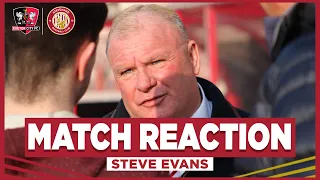 Steve Evans Reaction | Exeter City 2-1 Stevenage