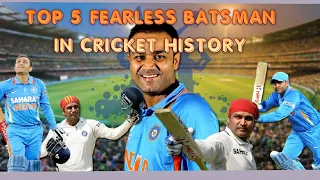 TOP 5 FEARLESS BATSMEN IN CRICKET HISTORY #cricket