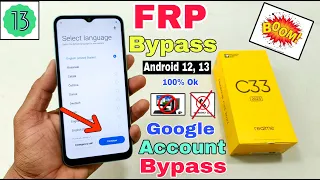 Realme C33 2023 FRP Bypass Without Pc | New Solution | Realme (RMX3627) Google Account Bypass |