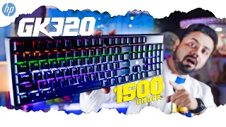 HP GK320 | Best Mechanical gaming Keyboard under 1500 in 2023 | Unboxing & Review @techboxhindi ​