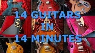 14 Guitars in 14 minutes - Sound Comparison PART 1/2