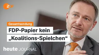 heute journal 22.04.2024 12-Punkte-Papier, Krisentreffen der EU-Außenminister, EU-Klima (english)