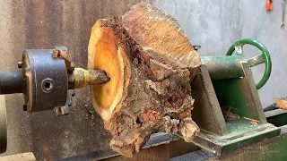 Great Design Ideas and Skills  Masterpieces On Wood Lathes From Scrap Wood Chips