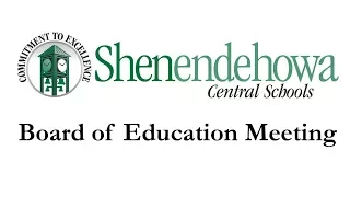 Shenendehowa Board of Education Meeting 9/26/17