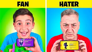 HATER vs FAN su BRAWL STARS!