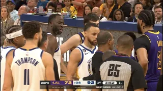 Draymond Green's FURIOUS Reaction to Dennis Schroder's Dirty Move During Game!