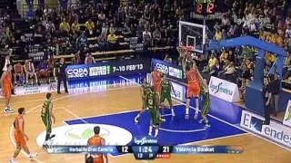 Resumen (J10, Liga Endesa 12-13) Herbalife Gran Canaria 65 - Valencia Basket 79
