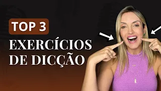 Como melhorar a DICÇÃO com 3 EXERCÍCIOS PODEROSOS