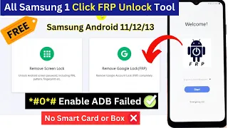 All Samsung FRP Bypass Android 11/12/13 Google Account ✅ (Gmail Lock) Free Unlock Tool *#0*# ADB Fix