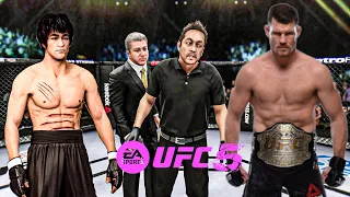 Bruce Lee vs Michael Bisping - EA Sports UFC 5 - Epic Fight 🔥🐲