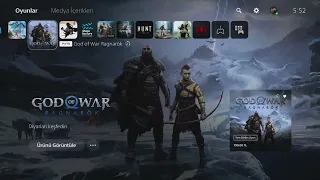 Official God of War Ragnarök Home Menu Music Soundtrack 🪓❄️