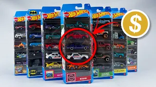 Massive Unboxing Hot Wheels 5-Pack! Nissan! HW Drift!