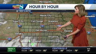 A mix of clouds and sun Wednesday