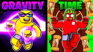 Trying EVERY POWER UP In ELEMENTAL TYCOON (TIME vs GRAVITY)